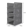 4 Stück Faltbarer Kleiderschrank Organizer,Grau Stapelbare Produktbild-Vorschau 7