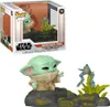 Funko Pop! Deluxe Star Wars - The Mandalorian Grogu z Żabą Náhľad obrázku produktu 3