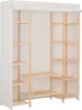vidaXL Armadio bianco 135 x 40 x 170 cm tessuto Anteprima dell’immagine prodotto 7