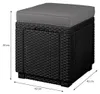 Allibert Cube pouf, Kwadrat, Szary, 420 mm, 420 mm, 390 mm Podgląd zdjęcia produktu 13