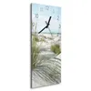 DEQORI Glasuhr 30x60 cm Zahlen 'Dünen an Nordseeküste' Produktbild-Vorschau 2