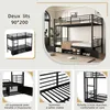 MODFU patrová postel dětská postel 90x200cm s otevřeným Náhled obrázku produktu 12
