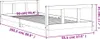 vidaXL Letto per bambini 90x200 cm in legno di pino Anteprima dell’immagine prodotto 7