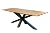 Esstisch 200x100cm Akazie massiv natur Schweizer Kante Produktbild-Vorschau 2