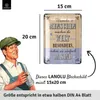 LANOLU Retro Blechschild, lustige Sprüche Schild Produktbild-Vorschau 3