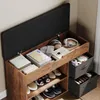 Banc à chaussures Mondeer avec assise, étagère à chaussures Voir les images du produit 6