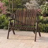 Banc de jardin 2 places COSTWAY en bois, banc en bois Voir les images du produit 9