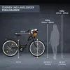 Milord Komfort Fahrrad Mit Weidenkorb Damenfahrrad, 28 Produktbild-Vorschau 3