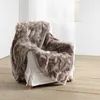 Miękki koc ze sztucznego futra, BEIGE Podgląd zdjęcia produktu 2