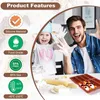 4 Stück Müsliriegel Backform Silikonform, Wiederverwendbare Produktbild-Vorschau 3
