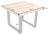 Mesa de centro de 60 cm, diseño de madera, mesa moderna Vista previa de la imagen del producto 9