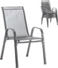 4er Set Gartenstühle Stapelstuhl Camping Stapelbar Produktbild-Vorschau 1
