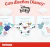 Three Disney-themed Huggies diapers are displayed against a pink and white background, with clouds at the top and a red bar at the bottom. Náhľad obrázku produktu