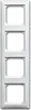Cornice Busch-Jaeger, quadrupla, Balance SI, bianco alpino, Anteprima dell’immagine prodotto 2
