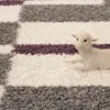 Carpetsale24 Teppich Hochflor Shaggy Kariert Design Teppich Produktbild-Vorschau 4