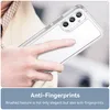 A hand holding a clear phone case on a phone. Produktbild-Vorschau
