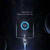 A smartphone charging with a rocket launching from its base, set against a starry space background. Produktbild-Vorschau