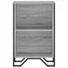 vidaXL Knihovna Grey Sonoma 50x31x74,5 cm Materiál na bázi Náhled obrázku produktu 4