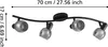 EGLO Deckenlampe Pollica, 4 flammige Deckenleuchte, Produktbild-Vorschau 4
