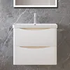 Badezimmerschrank 60cm Mineralguss Waschtisch mit Produktbild-Vorschau 1