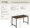 A diagram of a desk with dimensions and technical specifications. Náhled obrázku produktu