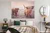 MuchoWow® Poster Schottische Highlander - Schnee - Sonne Produktbild-Vorschau 4