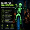 Skelett Kostüm Kinder – Halloween Kostüm leuchtet im Produktbild-Vorschau 3
