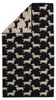 Cawö Douchehanddoek "We love Dogs" 6246, kleur zwart/beige, Productafbeelding-voorbeeld 4