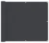 vidaXL Osłona balkonowa Czarna 100 x 300 cm Tkanina Oxford Podgląd zdjęcia produktu 1