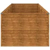 Hochbeet 386x100x69 cm Cortenstahl Produktbild-Vorschau 4