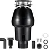 A garbage disposal unit and its accessories are displayed against a white background. Podgląd zdjęcia produktu