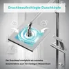 A diagram illustrating how a shower head mixes air with water to improve performance. Produktbild-Vorschau