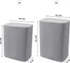 Two laundry baskets with dimensions shown. Produktbild-Vorschau