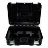 An open black tool case on a white background. Produktbild-Vorschau