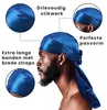 Durag Set 4 Stück VATESI Schlafkappe aus Satin für Herren Produktbild-Vorschau 3