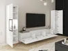 A modern living room setup with a TV, media console, and storage units. Náhled obrázku produktu