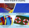 Aufblasbare Wasserrutsche, Hüpfburg mit Langer Rutsche & Produktbild-Vorschau 3