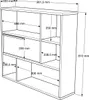 Skye Decor, On5-W, Wandplank, 100% melaminecoating, wit, Productafbeelding-voorbeeld 8