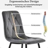 Close-up of a gray upholstered chair with text overlays and a diagram of a spine. Náhled obrázku produktu