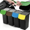 KADAX 4x poubelles 25 L Poubelles pour le tri sélectif Seau Voir les images du produit 3