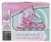 Street Rider Inline Skeelers Rose/Vert Ajustable, Taille Voir les images du produit 4