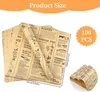 100 Blätter Backpapier Zeitungsoptik, Backpapier Zuschnitte Produktbild-Vorschau 2