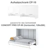 Aufsatzschrank CP-10 Weiß Matt LENART CONCEPT PRO für Produktbild-Vorschau 5