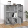 vidaXL Knihovna Grey Sonoma 98x30x98 cm Náhled obrázku produktu 2