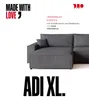 BroMARKT Ecksofa ADI XL Schlaffunktion Bettkasten L-Form Produktbild-Vorschau 3