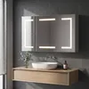Mobiletto da bagno INONEFT con specchio, illuminazione a Anteprima dell’immagine prodotto 1
