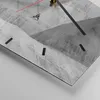 Wanduhr - Quadrat - Glasuhr - Beton Wand Grau - 40x40cm - Produktbild-Vorschau 5