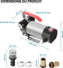 Wiltec Pompe d'aspiration à Fuel Diesel auto-amorçante – 12 Voir les images du produit 6