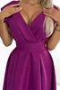 Numoco Formelle Frauenkleider Scarlett fuchsie L Produktbild-Vorschau 5