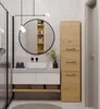 Topeshop S43 ARTISAN opbergkast voor de badkamer, eikenhout Productafbeelding-voorbeeld 7